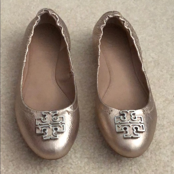 Tory Burch Shoes - Tory Burch Gold Flats
